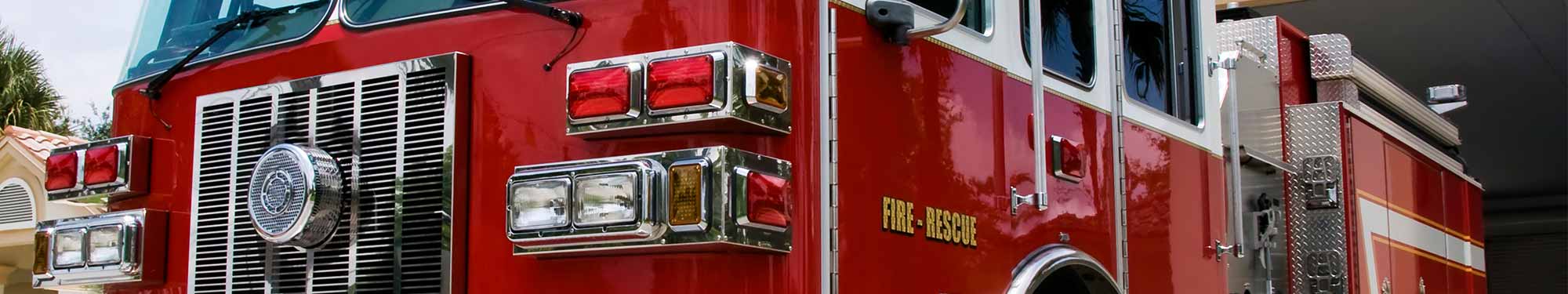 Image of front of fire truck