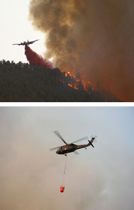 Image of SEAT plane and helicopter operations