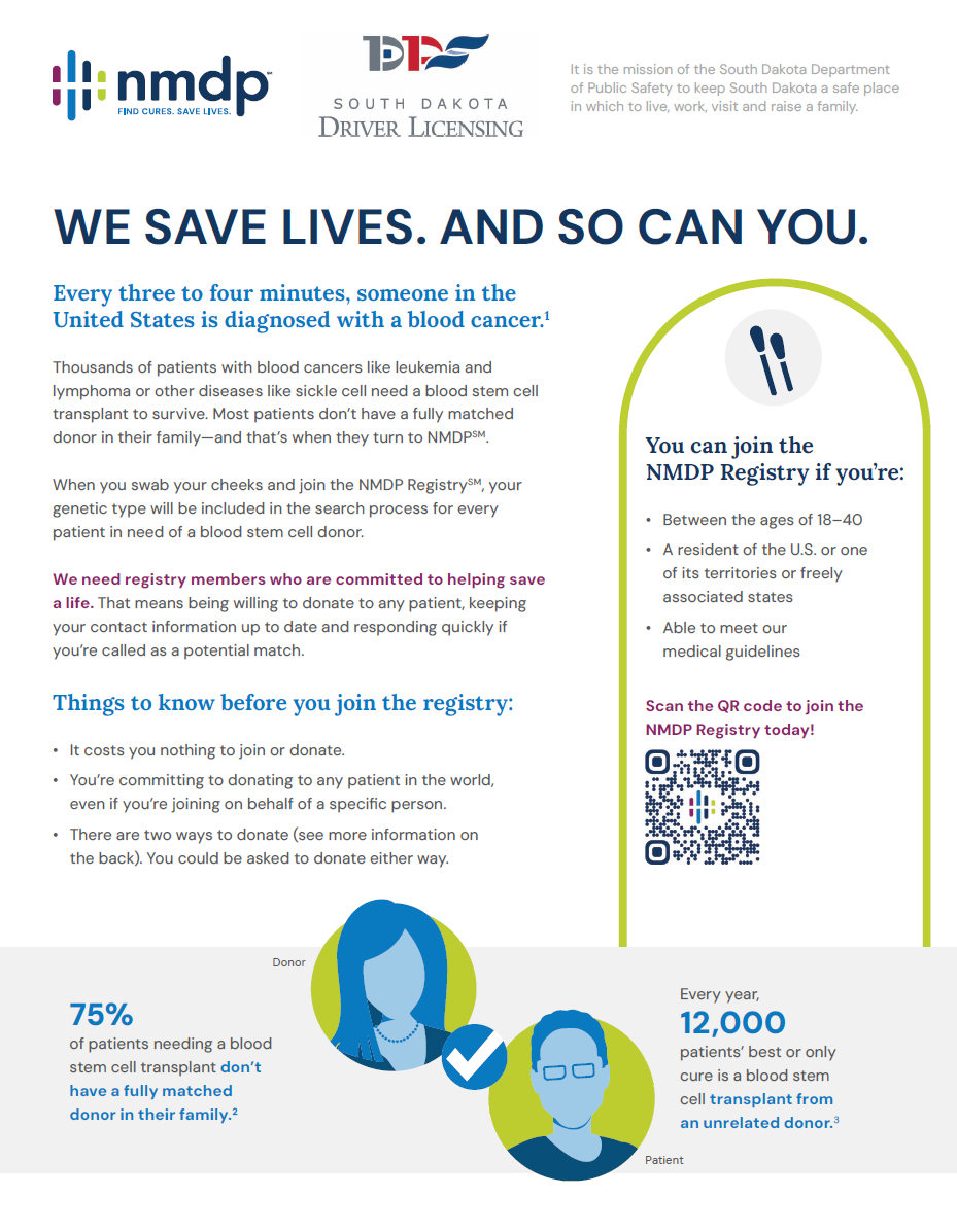 Image of NMDP flyer