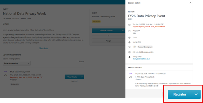 SDLearn Data Defenders Gameshow Register
